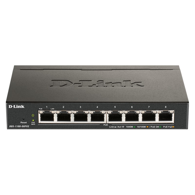 D-Link 8-Port PoE Gigabit Smart D-Link 8-Port PoE Gigabit Smart